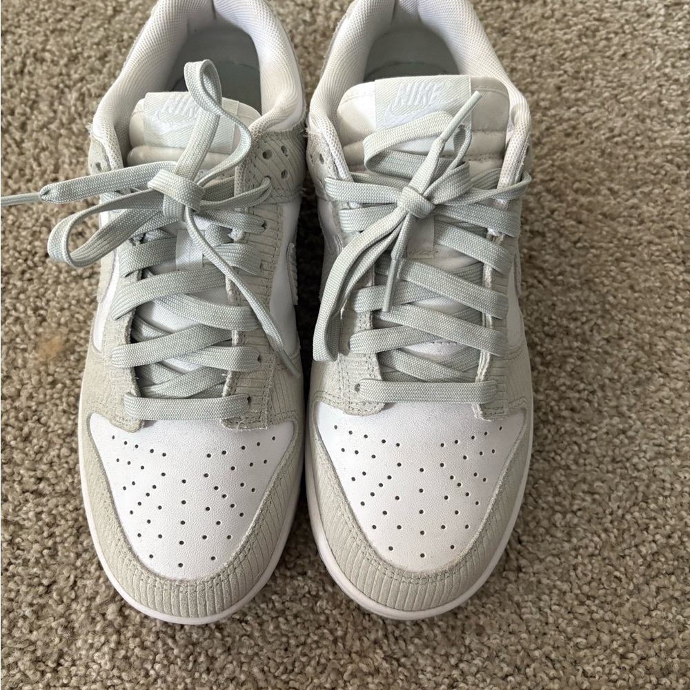 Sage and White Sneakers